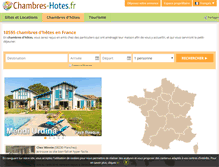 Tablet Screenshot of chambres-hotes.fr